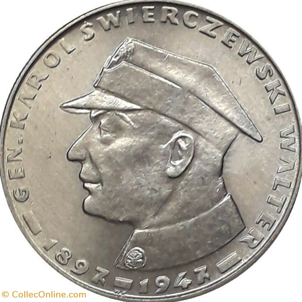 10 Zlotys Pologne 1967 monnaies monde 10 zlotys pologne 1967