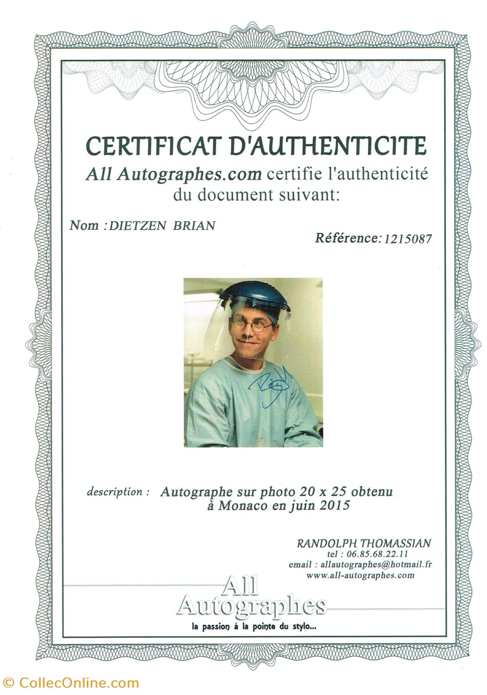 Brian Dietzen (NCIS) cinema series autographes brian dietzen ncis
