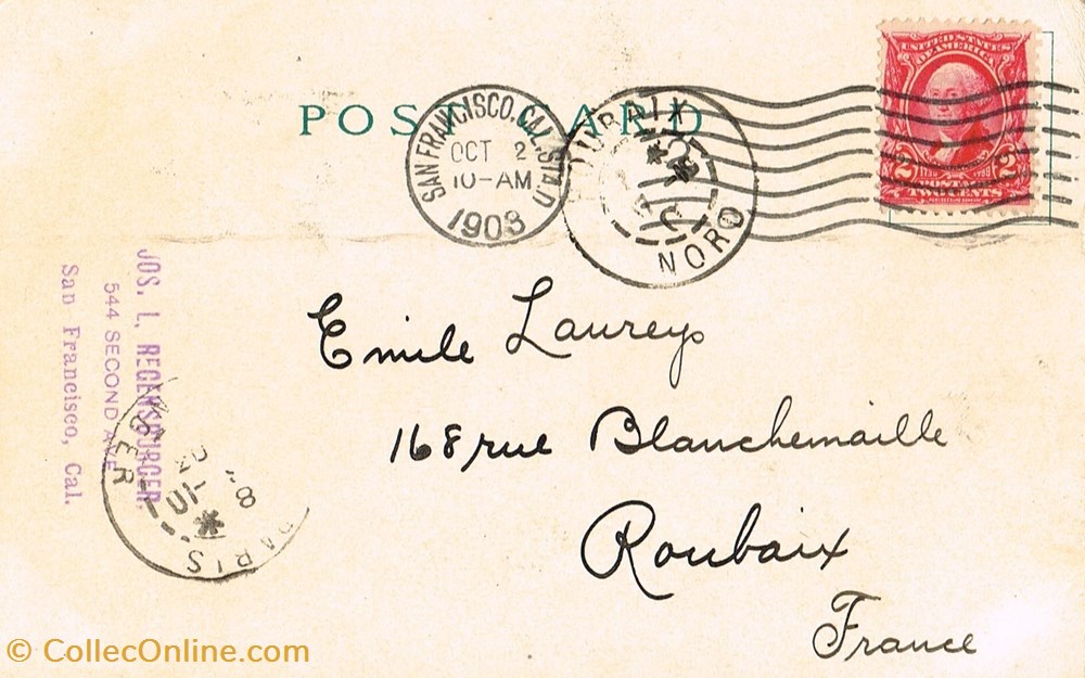 cartes postales etats unis californie san francisco ferry building