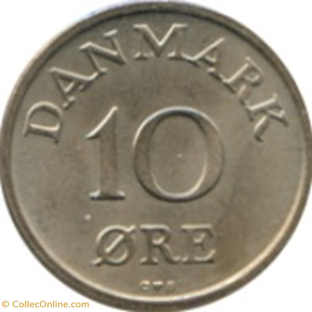 10 øre - Frederik IX Danemark 1956 monnaies monde 10 re frederik ix danemark 1956