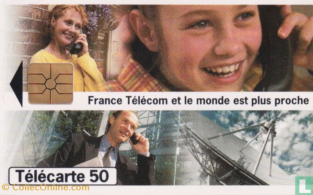 France-France Télécom et le monde est plus proche- Gemplus 01.3 divers telecartes cartes telephoniques france france telecom et le monde est plus proche gemplus 01 3