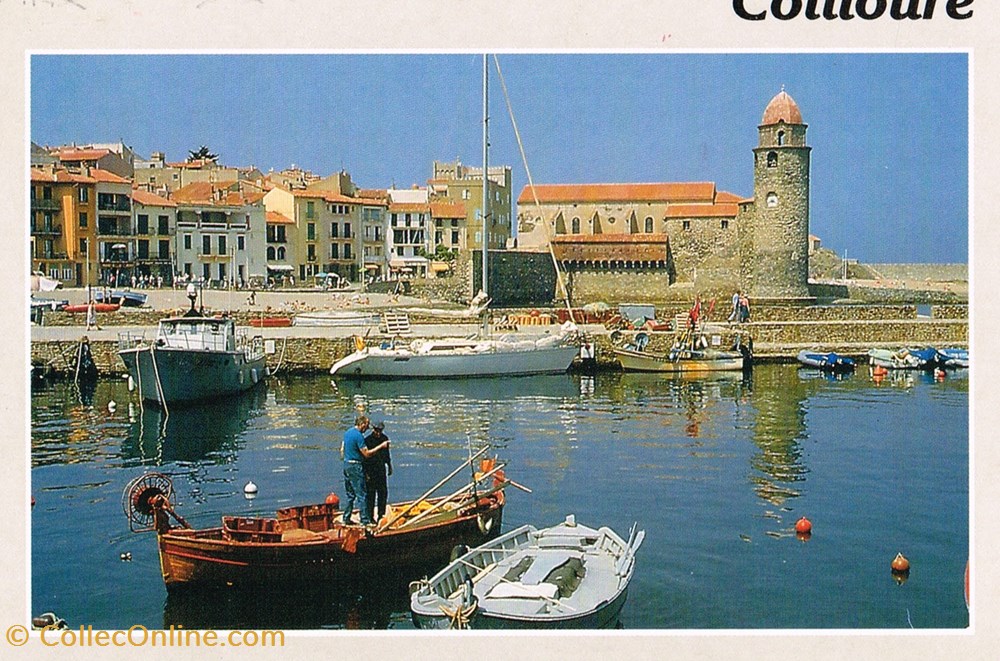 cartes postales france pyrenees orientales collioure