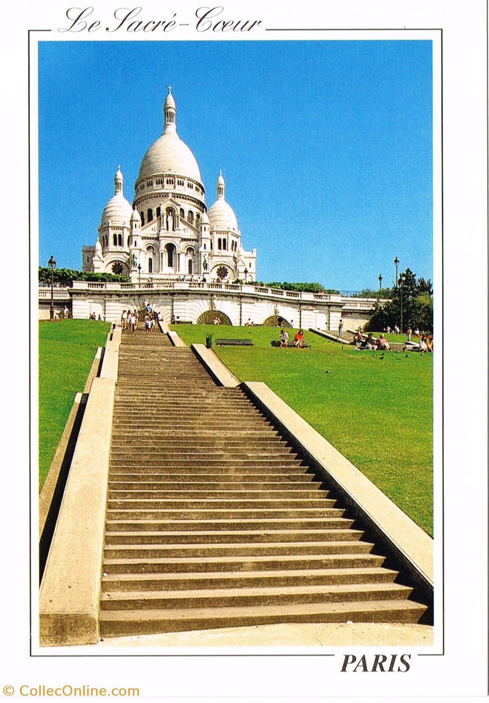 cartes postales france paris le sacre coeur