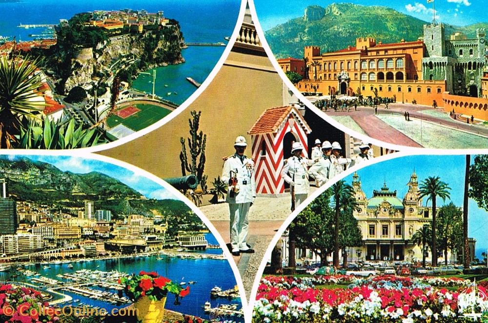 Monaco-Vue générale cartes postales monaco vue generale