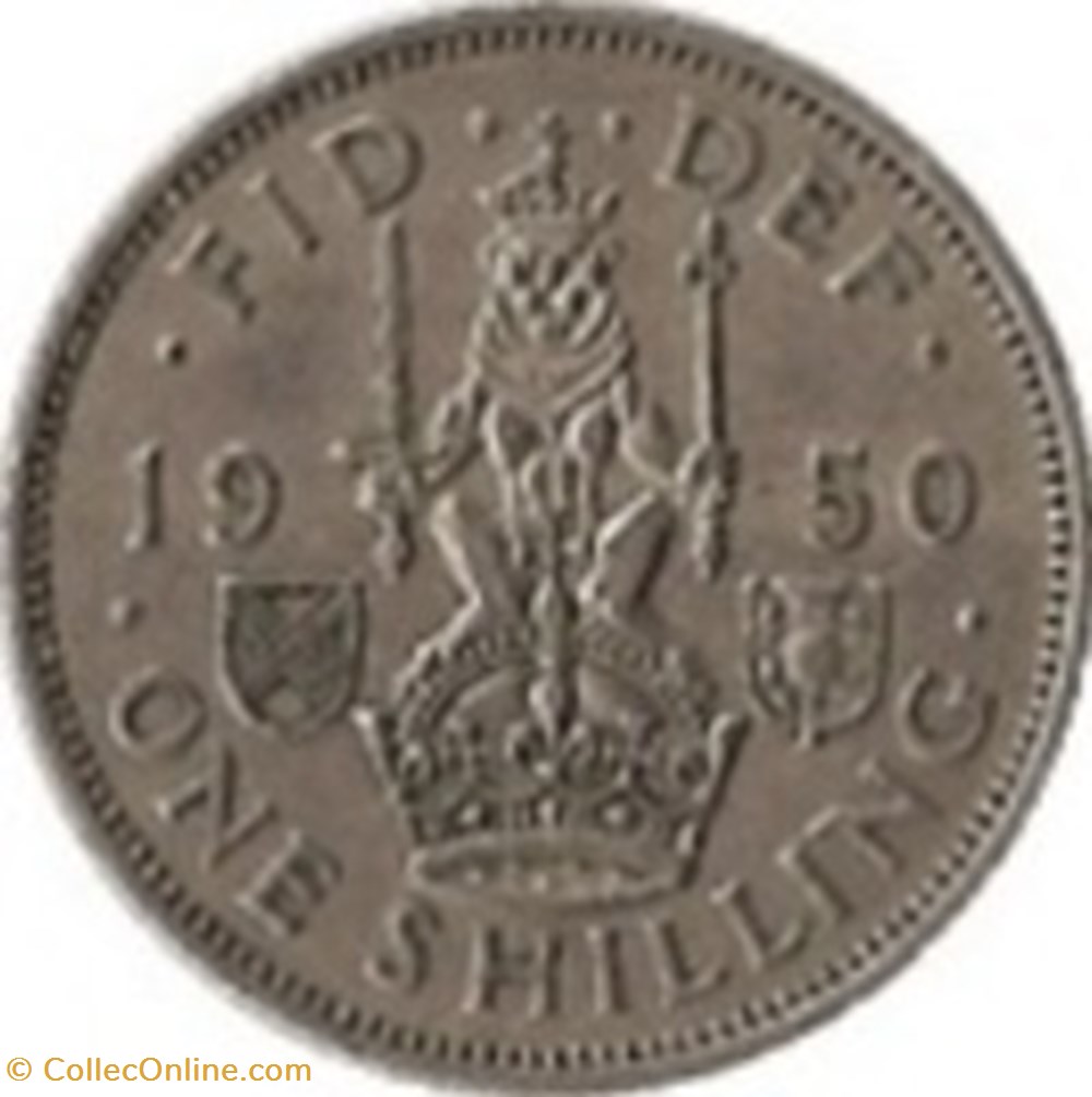 1 Shilling Angleterre George VI 1948 monnaies monde royaume uni 1 shilling angleterre george vi 1948
