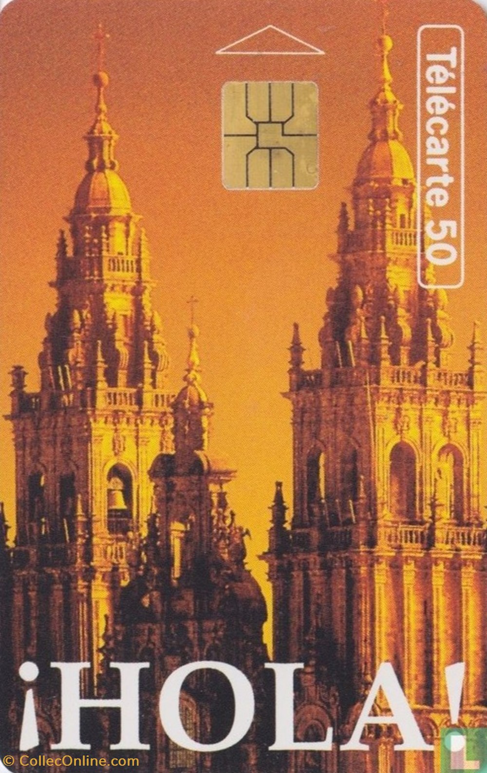 divers telecartes cartes telephoniques france hola cathedrale solaique 03 1990