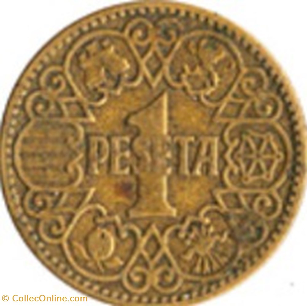 1 Peseta Espagne 1944 monnaies monde 1 peseta espagne 1944