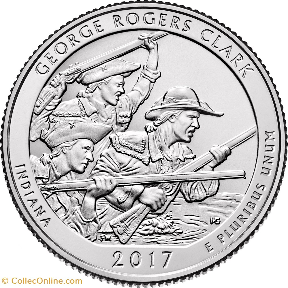Etats Unis-1/4 Dollar 2017 D-Uncirculated monnaies monde etats unis 1 4 dollar 2017 d uncirculated