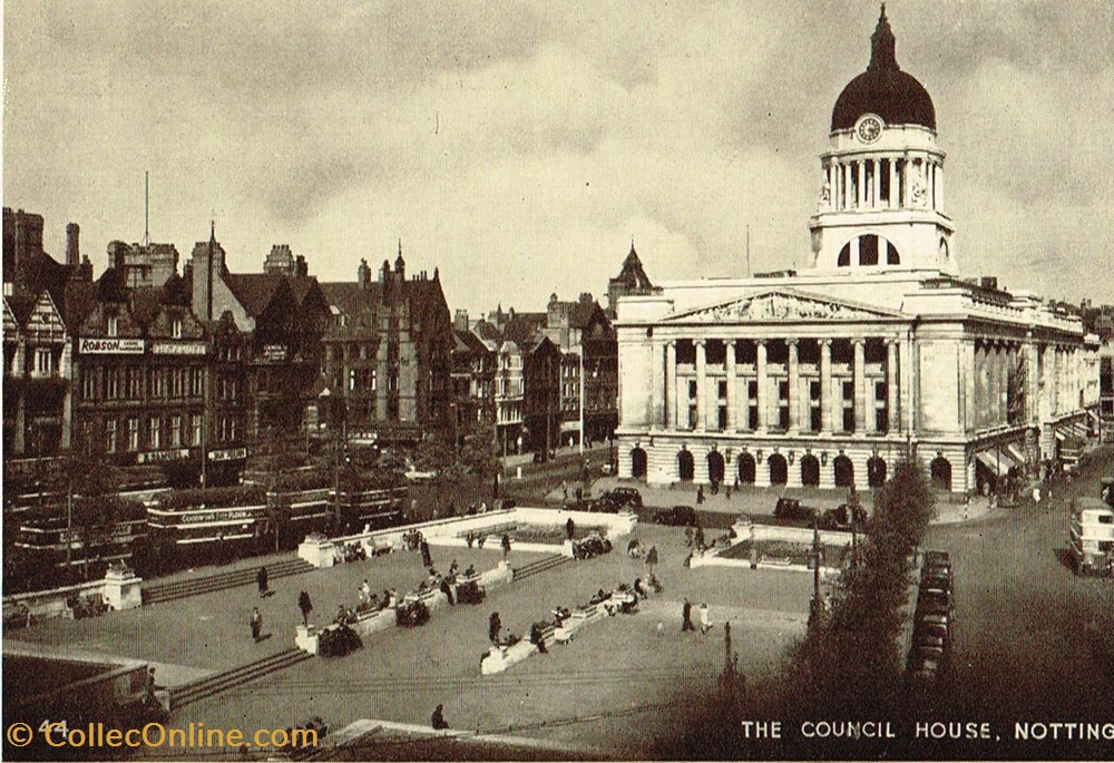 cartes postales angleterre nottingham the council house