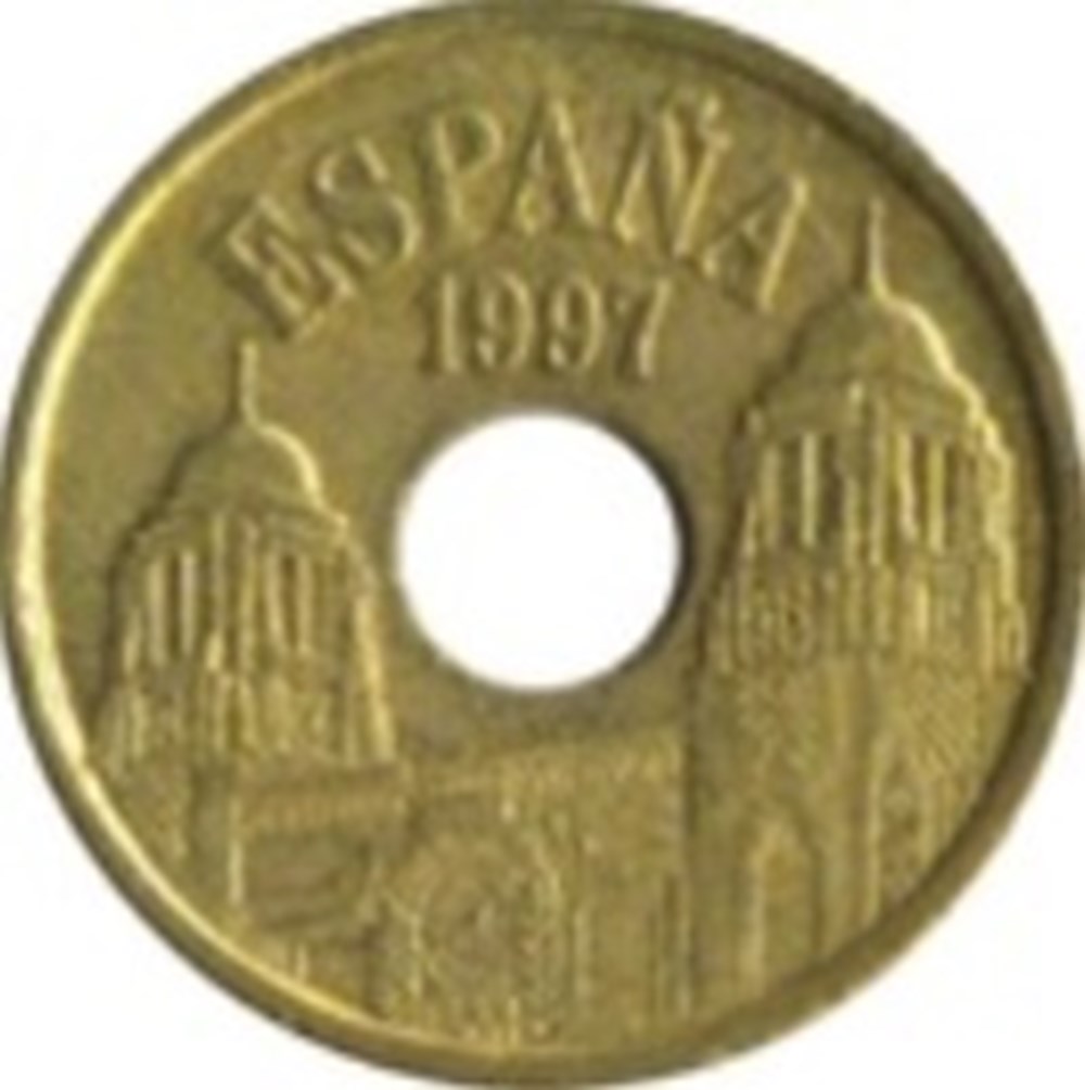 25 Pesetas Espagne 1997 monnaies monde 25 pesetas espagne 1997