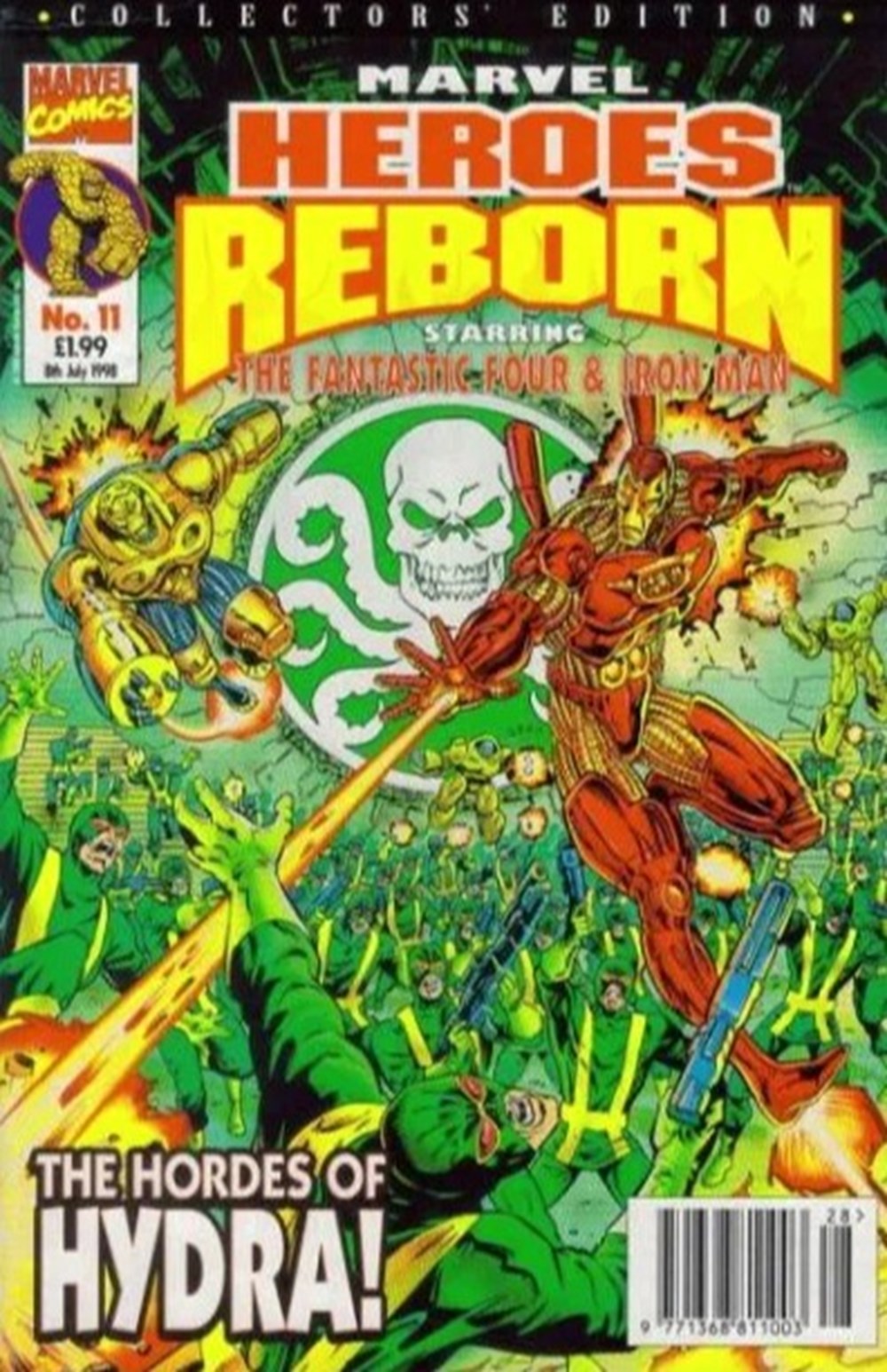 livres bd revues comics heroes reborn vo 1998 n 11