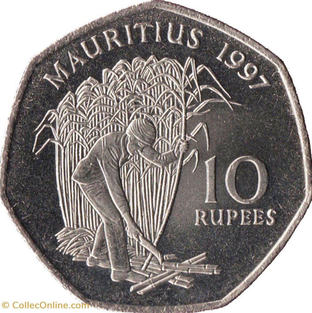 10 Rupees Mauritus 2019 monnaies monde maurice 10 rupees mauritus 2019