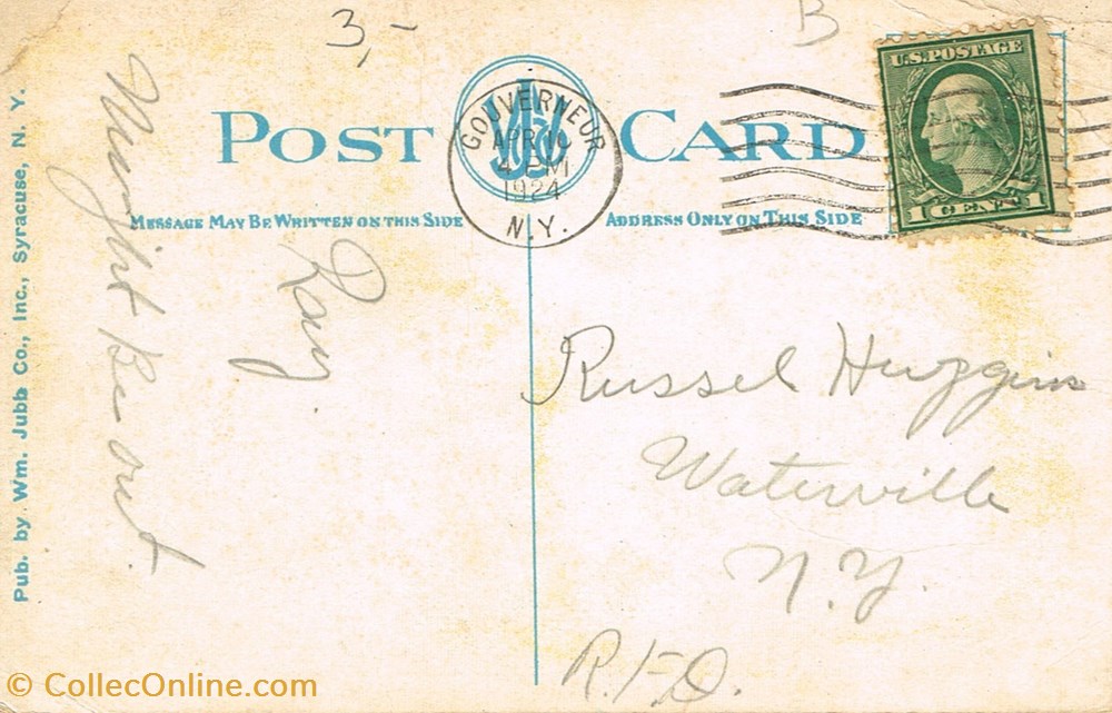 Etats Unis- New York -Gouverneur-Post Office cartes postales etats unis new york gouverneur post office