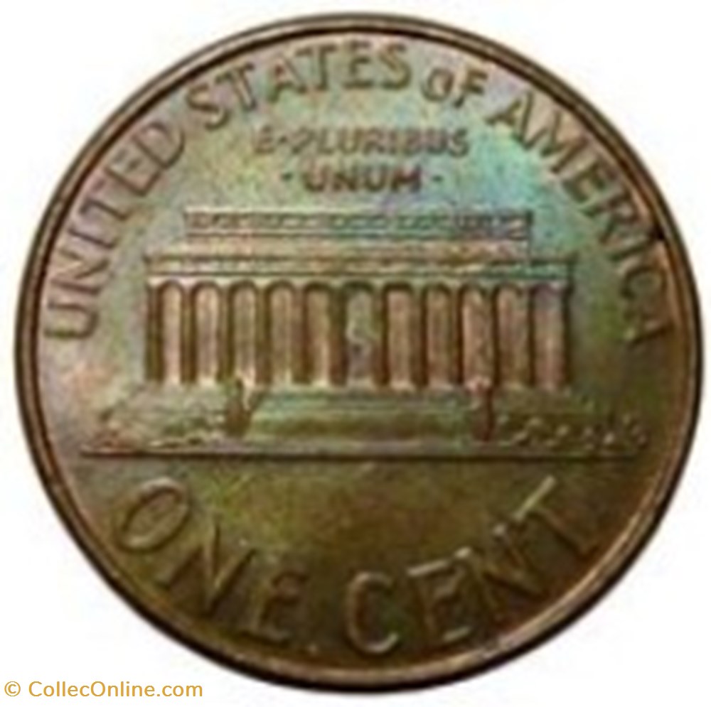 monnaies monde 1 cent etats unis 1989 d