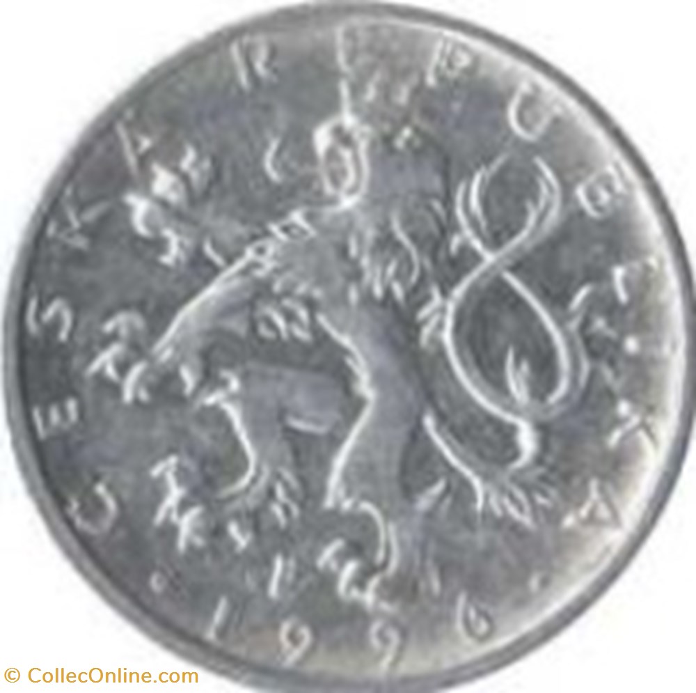 50 haléřů Tchécoslovaquie 1996 monnaies monde 50 haleru tchecoslovaquie 1996