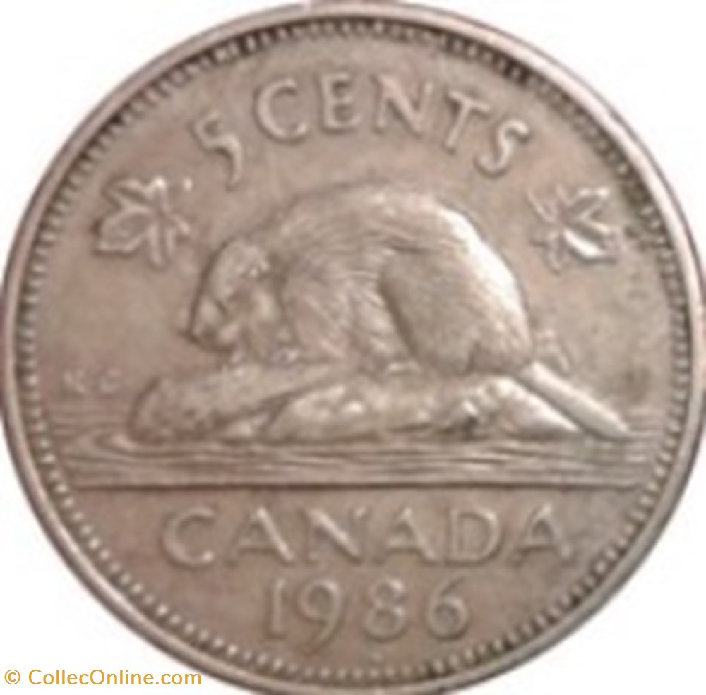 5 Cents - Elizabeth II 2nd port 1989 monnaies monde canada 5 cents elizabeth ii 2nd port 1989