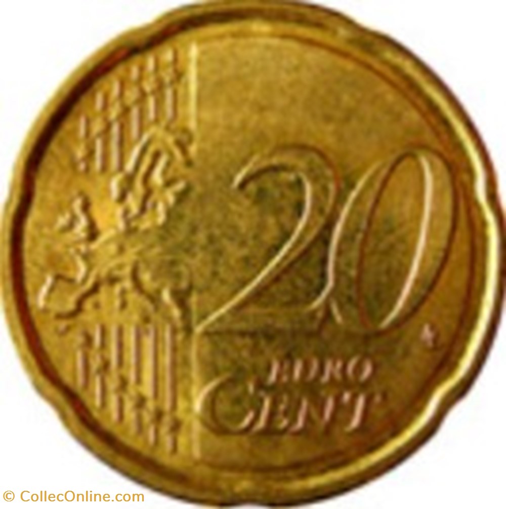 monnaies 20 cent euro belgique 2011