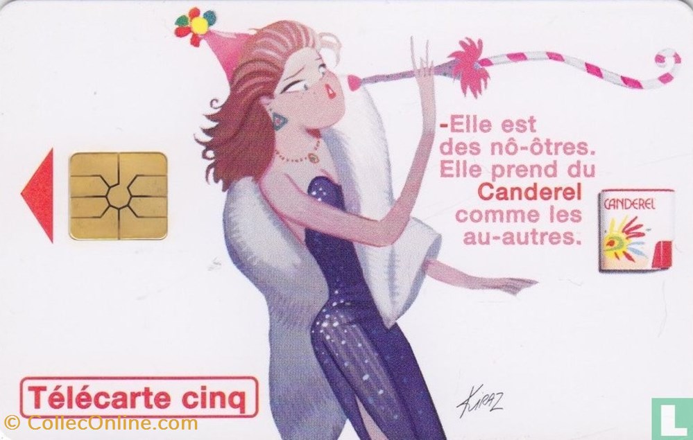 France- Canderel- Gemplus 01.2 divers telecartes cartes telephoniques france canderel gemplus 01 2