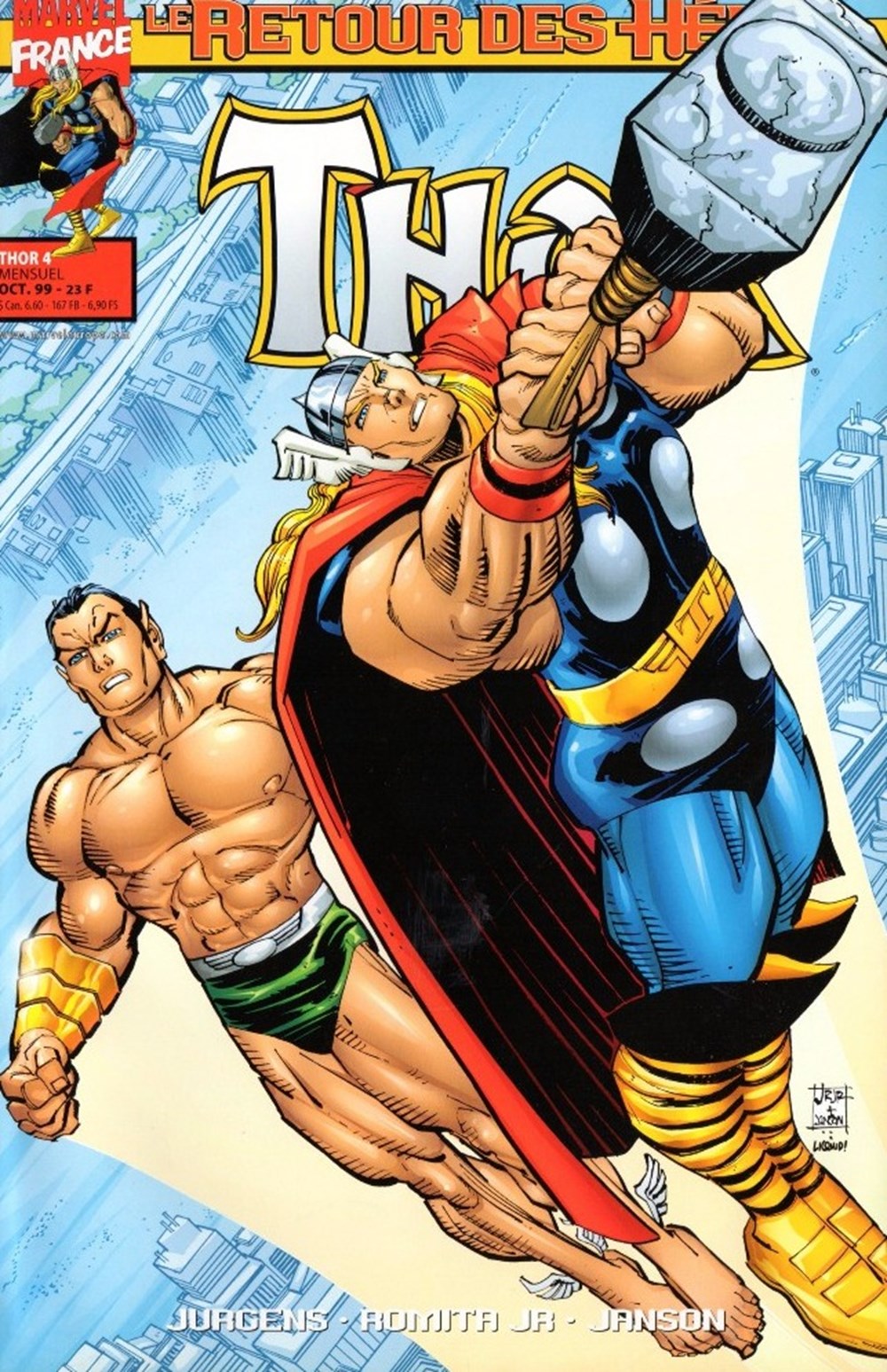 THOR (Le retour des Héros) VF 1999-Tome 4 livres bd revues comics thor le retour des heros vf 1999 tome 4