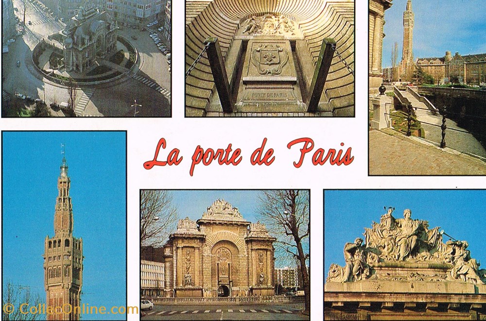 France-Nord-Lille-Porte de Paris cartes postales france nord lille porte de paris