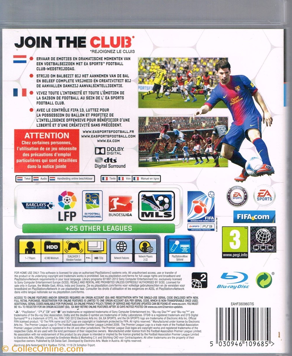 Fifa 13 jeux videos consoles fifa 13