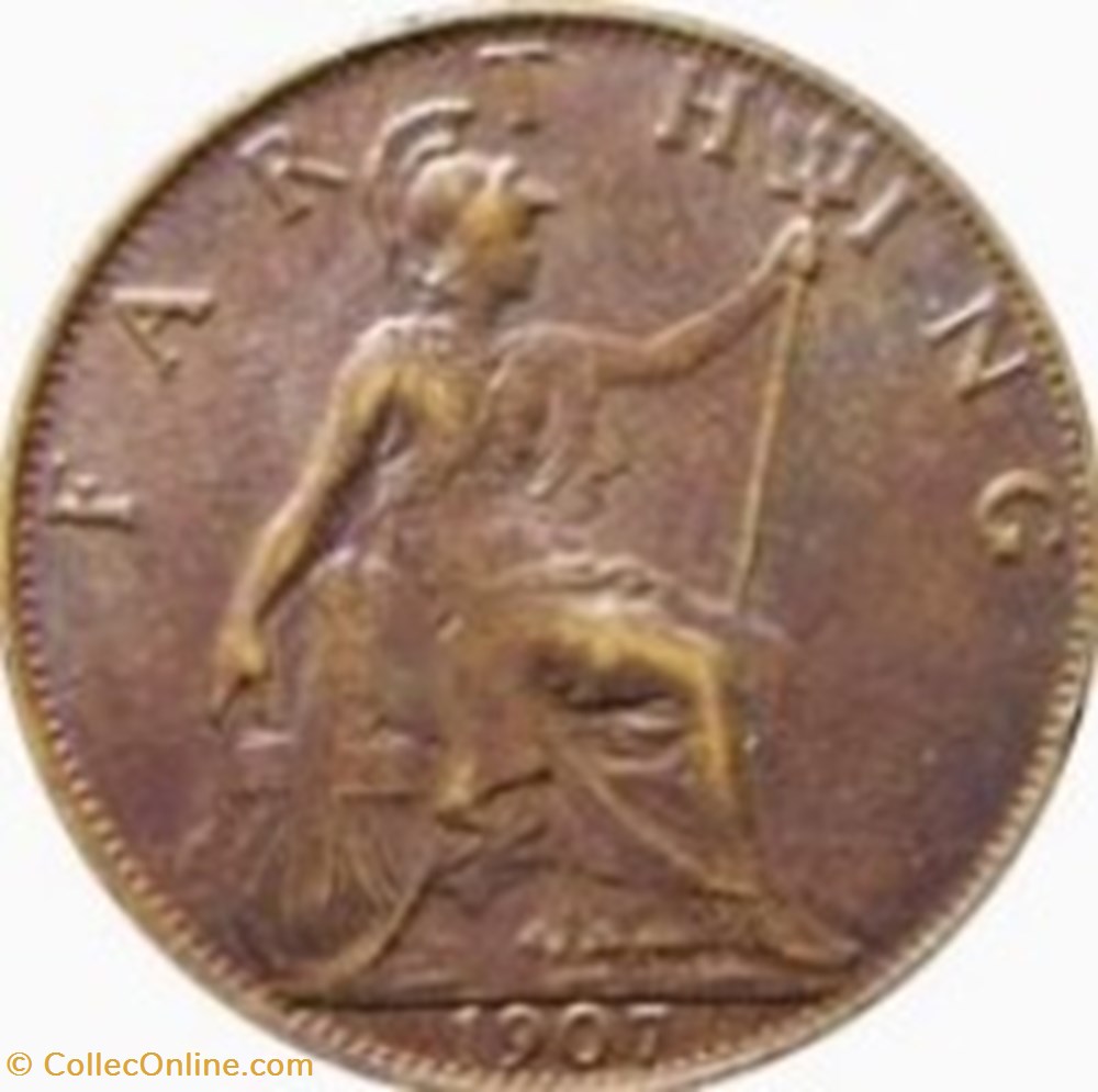 1 farthing Edouard VII Angleterre 1905 monnaies monde royaume uni 1 farthing edouard vii angleterre 1905