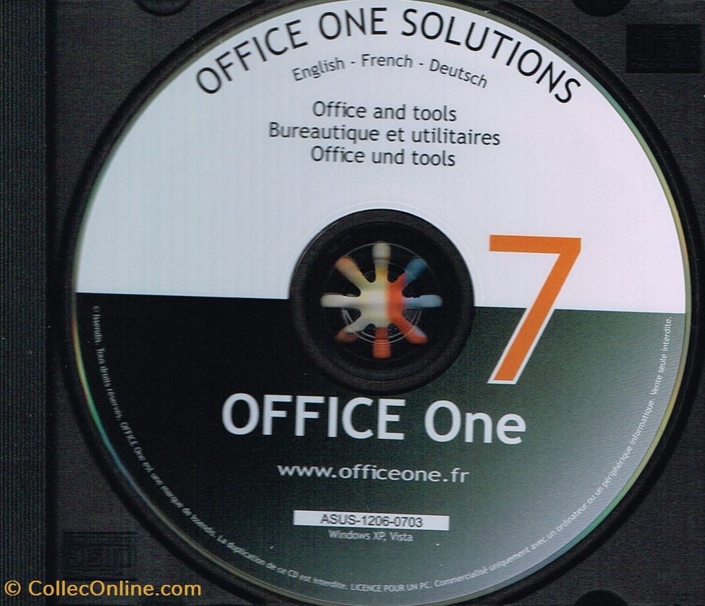 informatique logiciels asus office 7 office and tools