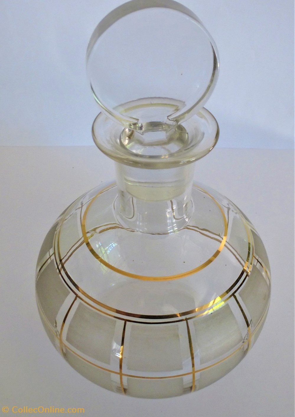 Carafe en verre année 1950 art de la table argenterie objets carafe en verre annee 1950
