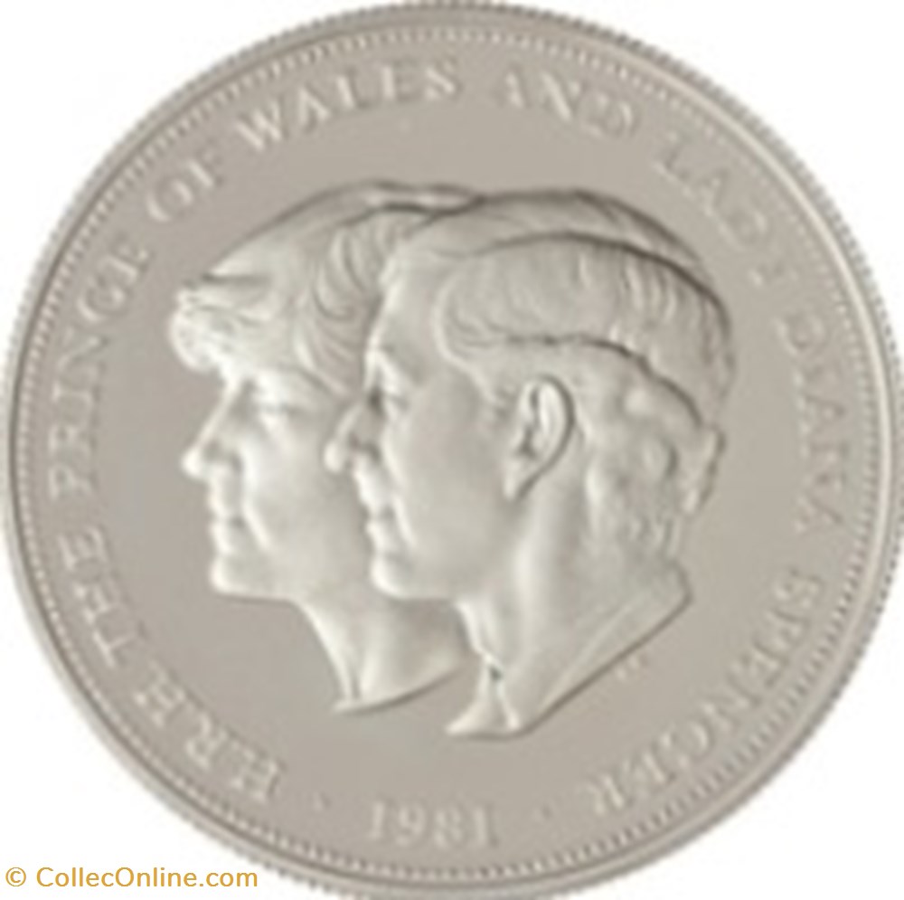 25 nouveaux pence Mariage du prince Charles et de Lady Diana Spencer Angleterre 1981 monnaies monde royaume uni 25 nouveaux pence mariage du prince charles et de lady diana spencer angleterre 1981