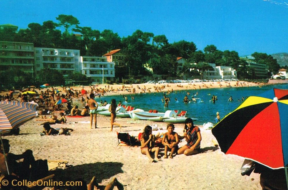 cartes postales france var bandol plage du casino