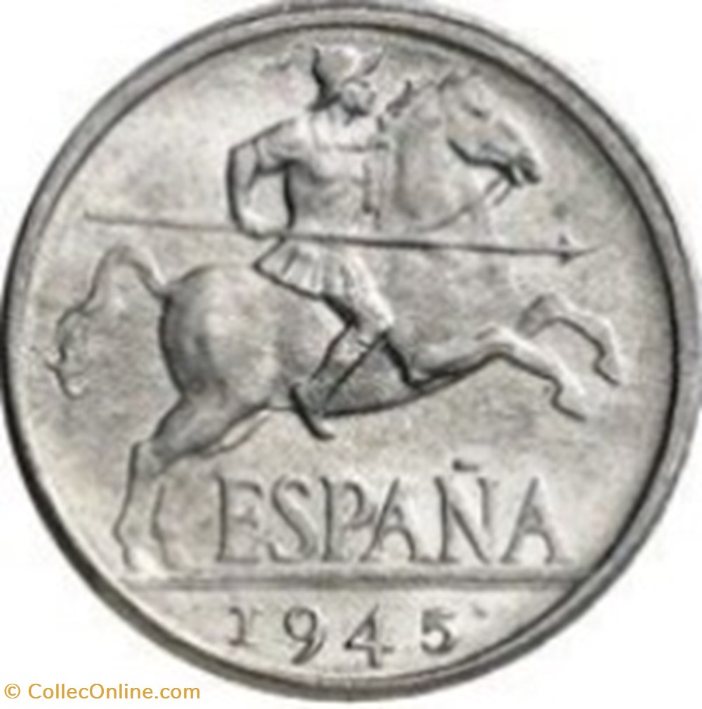 10 centimos Cavalier ibérique Espagne 1941 monnaies monde 10 centimos cavalier iberique espagne 1941