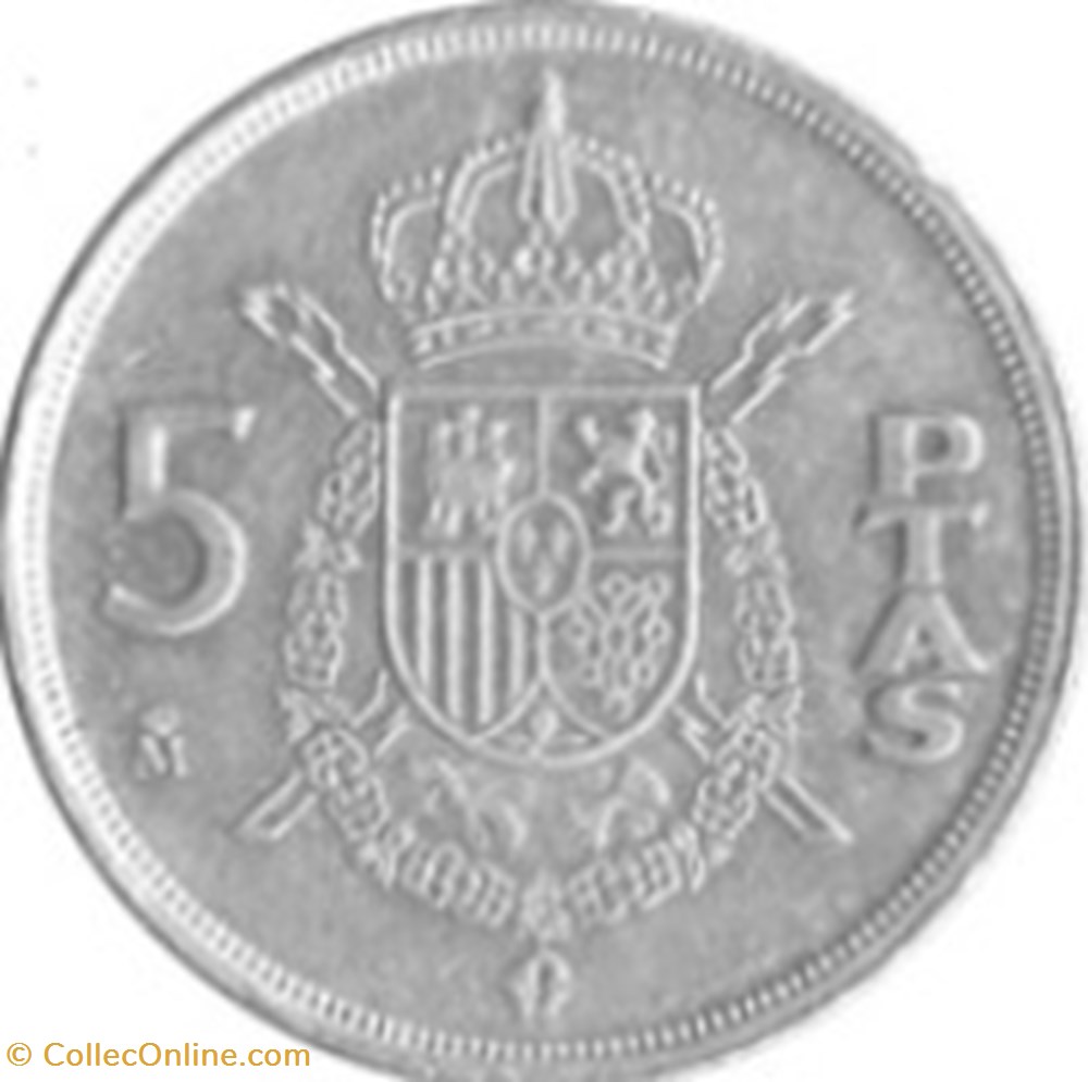 5 Pesetas Espagne 1982 monnaies monde 5 pesetas espagne 1982