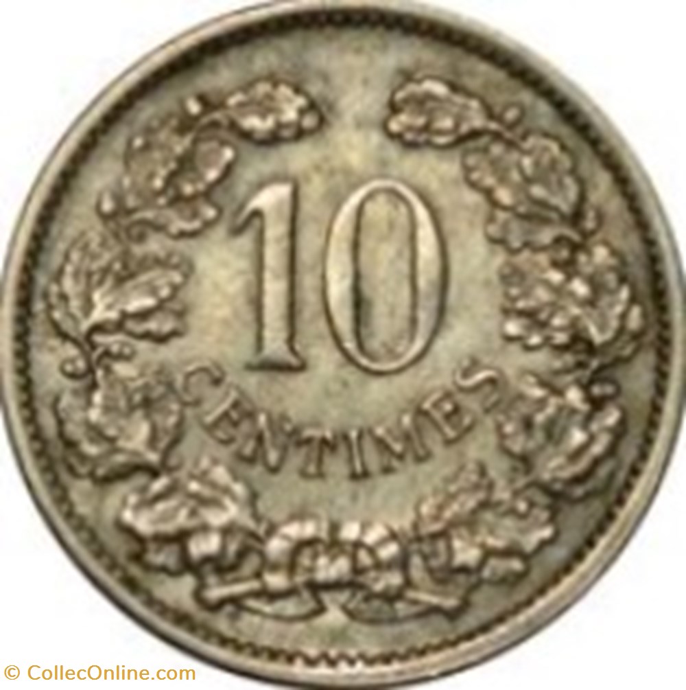 10 centimes Luxembourg 1901 monnaies monde 10 centimes luxembourg 1901