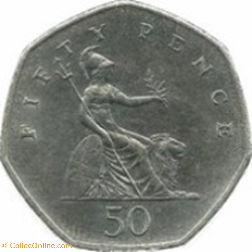 50 Pence Angleterre Elizabeth II 1997 monnaies monde royaume uni 50 pence angleterre elizabeth ii 1997