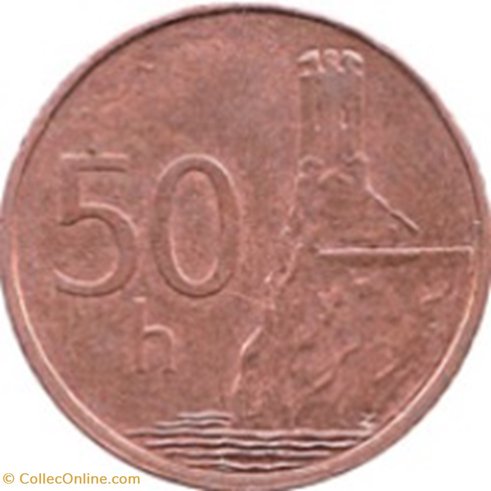 50 halierov Slovaquie 2003 monnaies monde 50 halierov slovaquie 2003