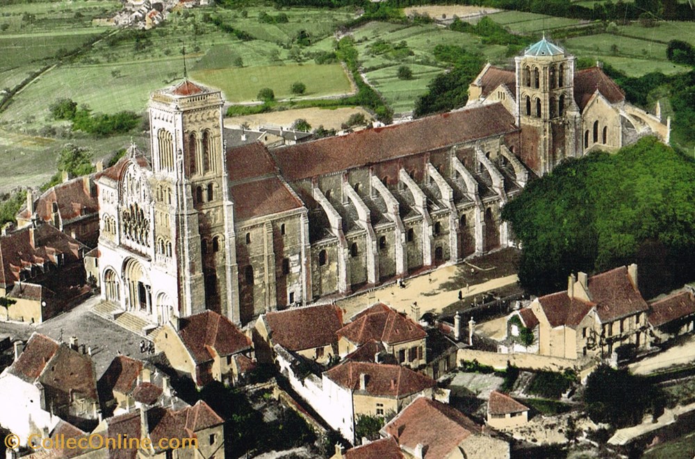 France-Yonne-Vézeley-Basilique Sainte Madeleine cartes postales france yonne vezeley basilique sainte madeleine