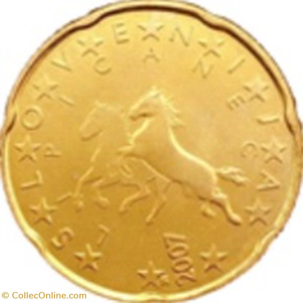 20 Cent Euro-Slovénie 2019 monnaies 20 cent euro slovenie 2019