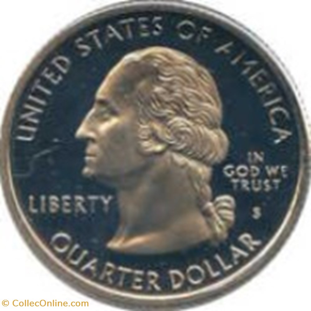 Etats Unis-¼ Dollar "Quarter Delaware" 1999 P monnaies monde etats unis dollar quarter delaware 1999 p