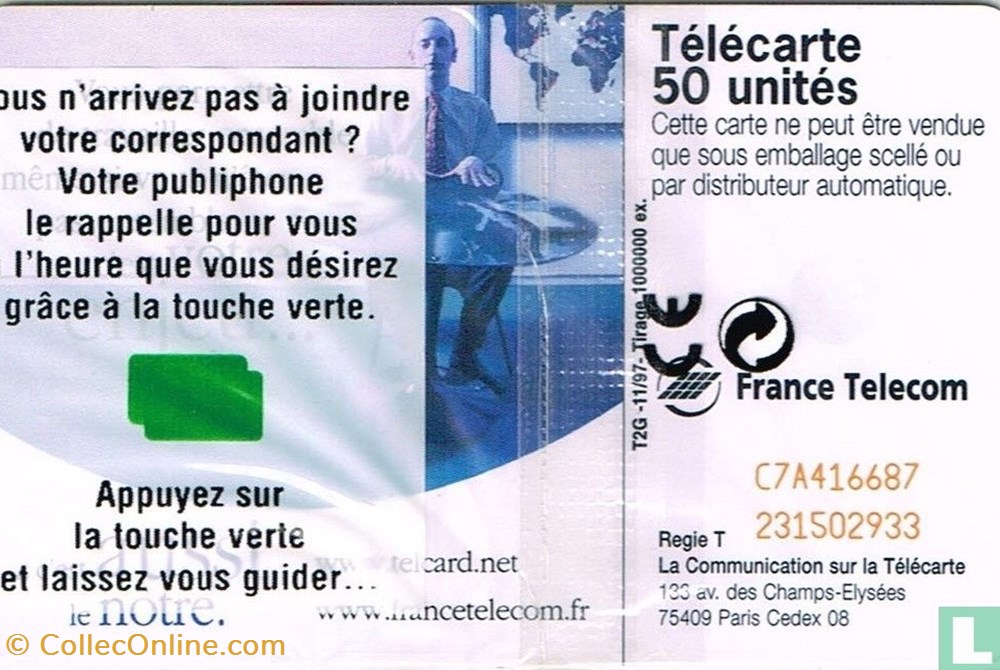 divers telecartes cartes telephoniques france teletravail schlumberger 07 2