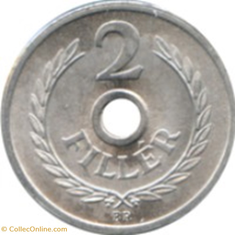 2 filler Hongrie 1963 monnaies monde 2 filler hongrie 1963