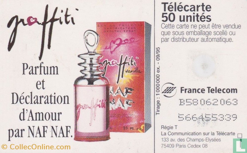 divers telecartes cartes telephoniques france naf naf graffiti gemplus 01 2