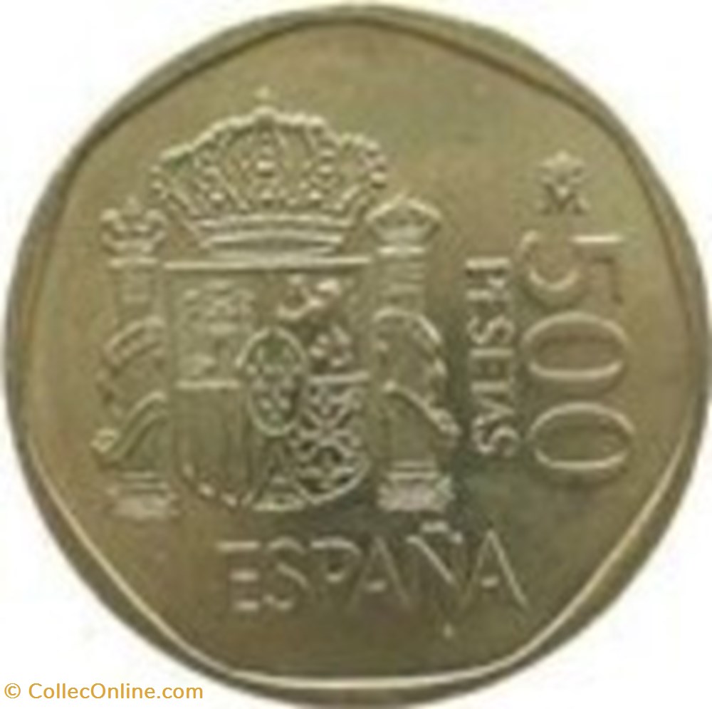 500 Pesetas Espagne 1987 monnaies monde 500 pesetas espagne 1987