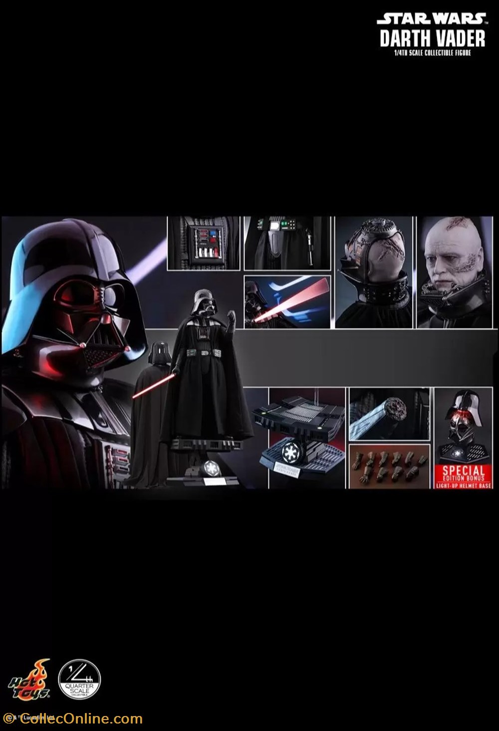 Star Wars-Episode 5 : L'Empire Contre-attaque-Darth Vader-MMS572 3 figurines cinema star wars episode 5 empire contre attaque darth vader mms572