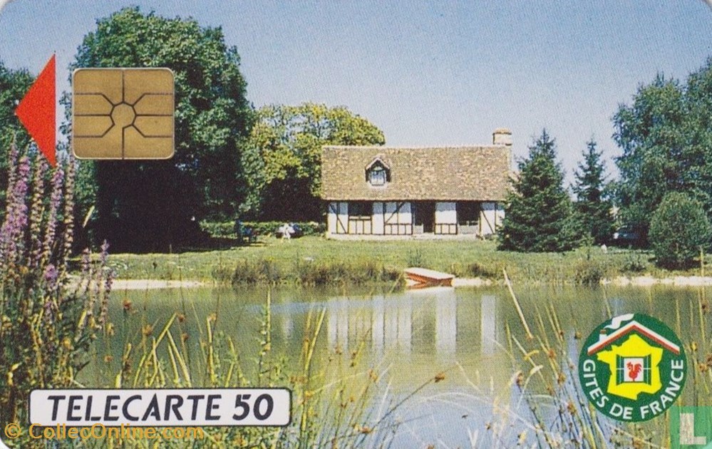 France- Gîtes de France- Gemplus 01.1 (1988) divers telecartes cartes telephoniques france gites de france gemplus 01 1 1988