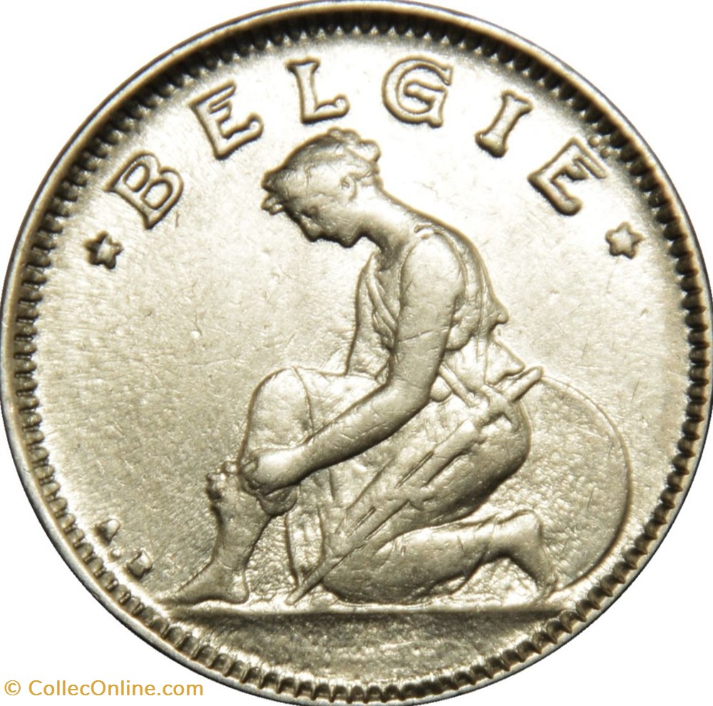 50 centimes Belgique - type Bonnetain 1932 (Néerlandais) monnaies monde 50 centimes belgique type bonnetain 1932 neerlandais
