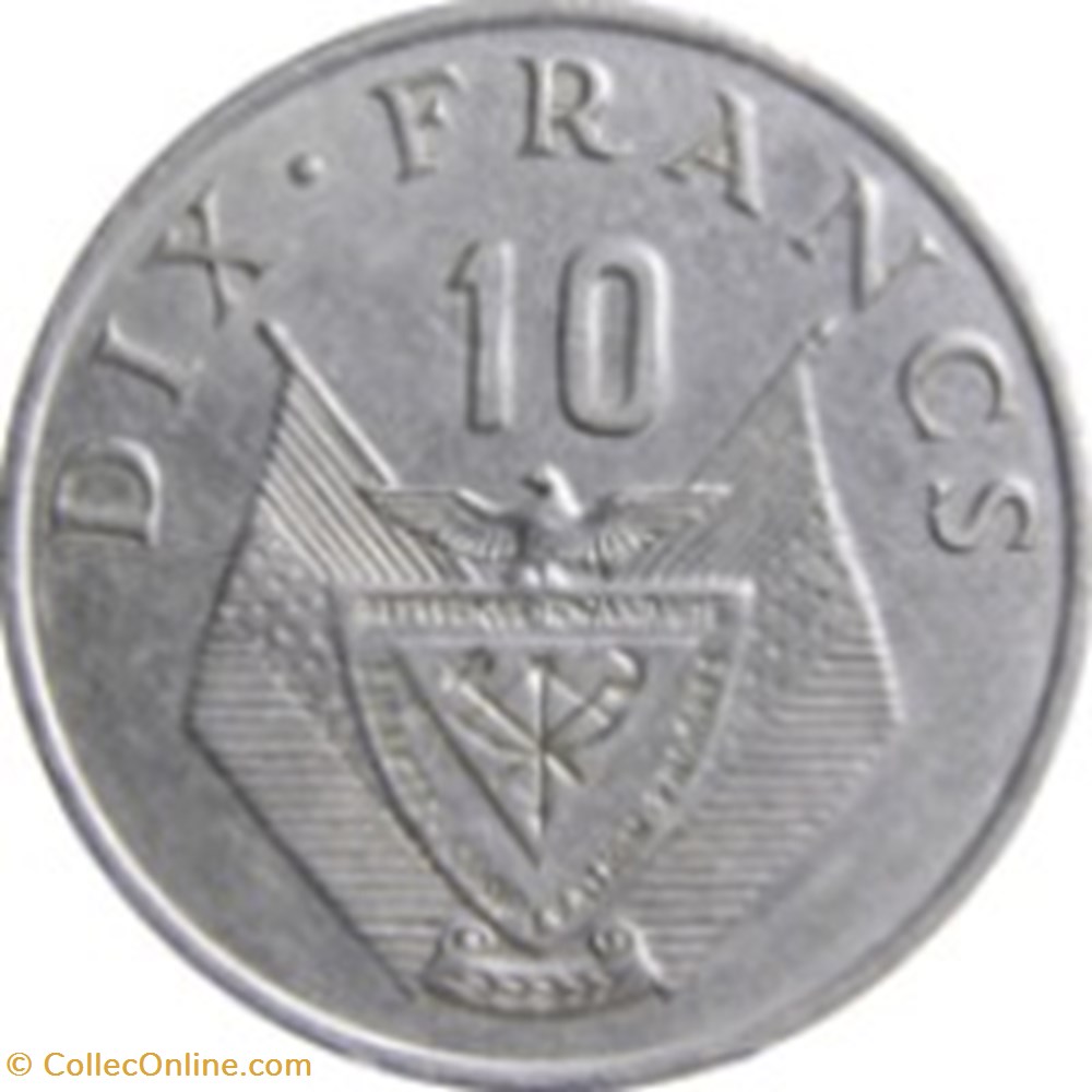 10 Francs Rwanda 1974 monnaies monde 10 francs rwanda 1974