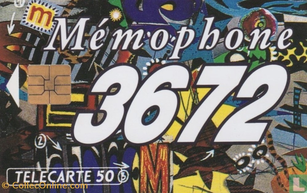 divers telecartes cartes telephoniques france memophone 3672 solaique 03 1990