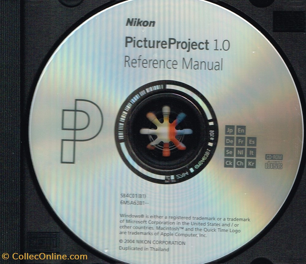 Nikon-Pictures Project 1.00 manual informatique logiciels nikon pictures project 1 00 manual