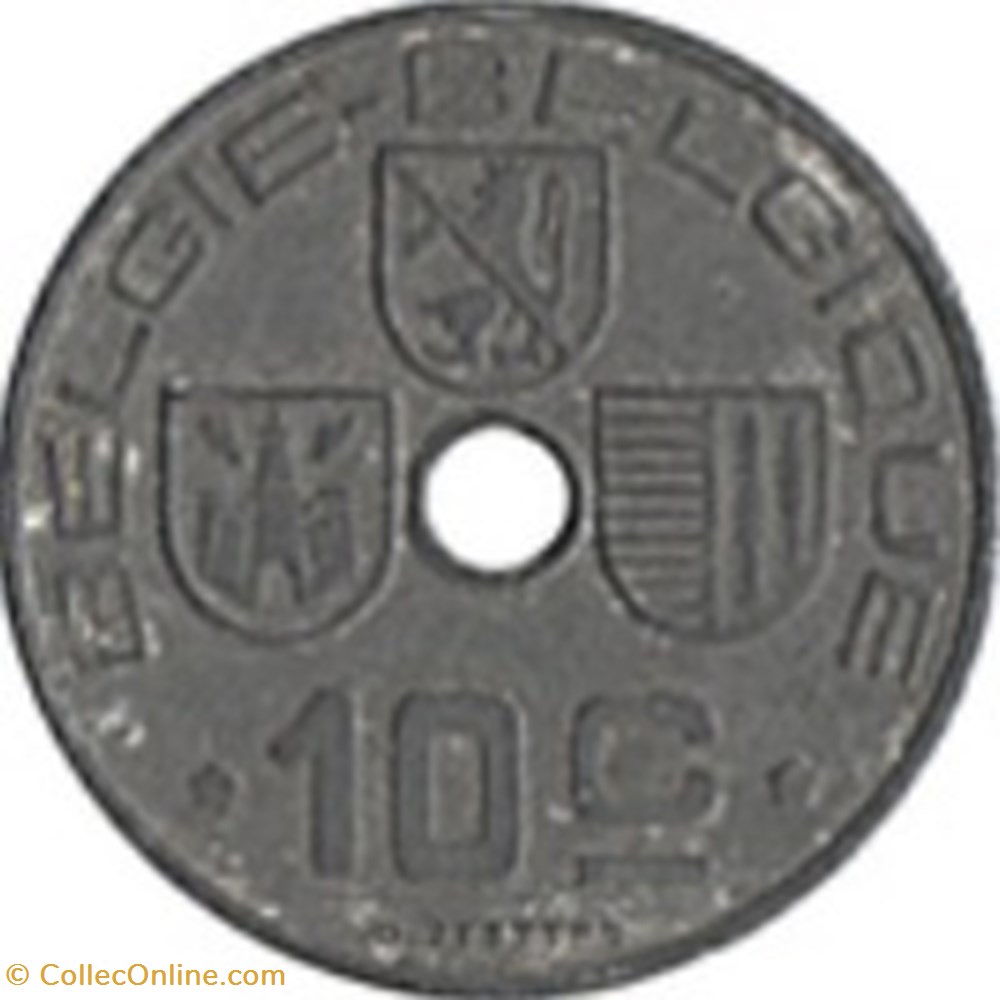10 Centimes Belgique 1943 monnaies monde 10 centimes belgique 1943