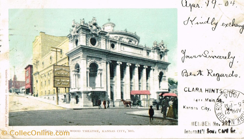 Etats Unis-Kansas City-Willis Wood Theater cartes postales etats unis kansas city willis wood theater